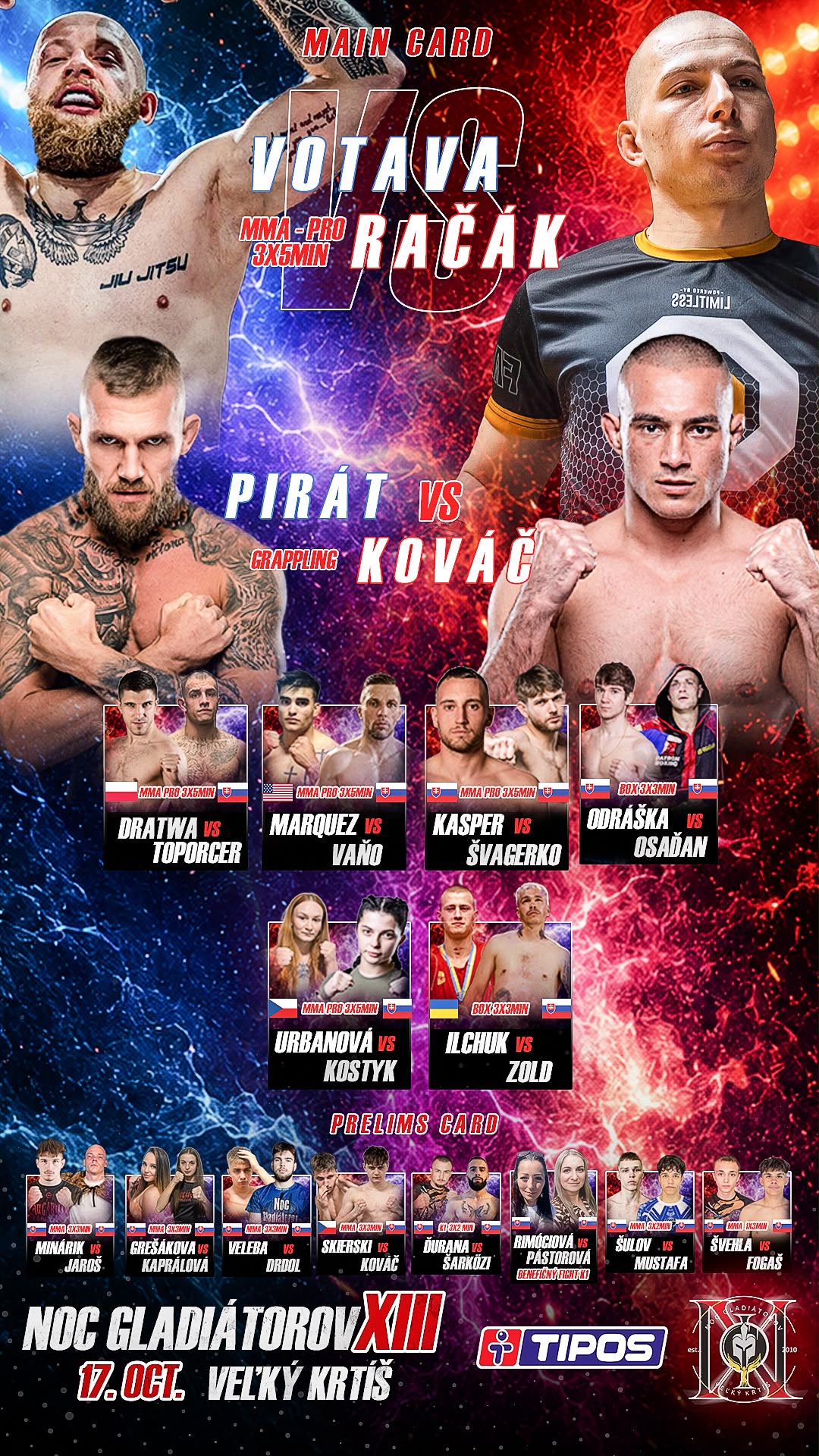 Noc Gladiátorov XIII – upútavka